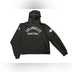 Black Los Angeles Basketball Hoodie